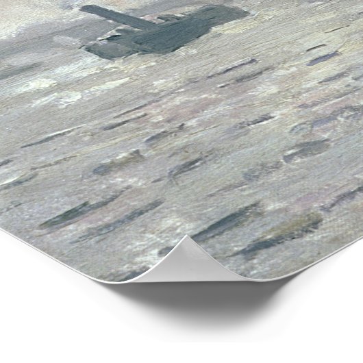 Claude Monet | De Theems onder Westminster Poster (Hoek)