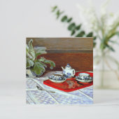 Claude Monet - De Theeset, Save The Date (Staand voorkant)