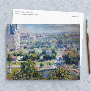 Claude Monet - De Tuilerieën Briefkaart