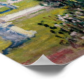 Claude Monet - De Tuilerieën Poster (Hoek)