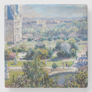 Claude Monet - De Tuilerieën Stenen Onderzetter