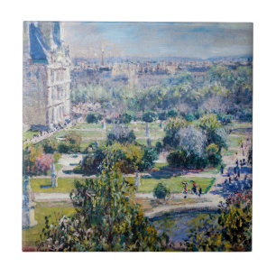Claude Monet - De Tuilerieën Tegeltje
