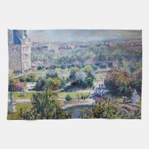 Claude Monet - De Tuilerieën Theedoek