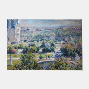 Claude Monet - De Tuilerieën Tuinen Deurmat