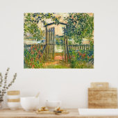 Claude Monet: De tuin in Vetheuil Poster (Keuken)