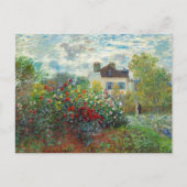Claude Monet - De tuin van de kunstenaar in Argent Briefkaart (Voorkant)