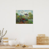Claude Monet - De tuin van de kunstenaar in Argent Poster (Keuken)
