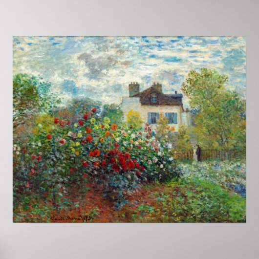 Claude Monet - De tuin van de kunstenaar in Argent Poster (Voorkant)