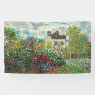 Claude Monet - De tuin van de kunstenaar in Argent Spandoek