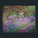 Claude Monet - De tuin van de kunstenaar in Givern Acryl Muurkunst<br><div class="desc">The Artists Garden at Giverny / Le Jardin de l'artiste a Giverny - Claude Monet,  1900</div>