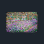 Claude Monet - De tuin van de kunstenaar in Givern Badmat<br><div class="desc">The Artists Garden at Giverny / Le Jardin de l'artiste a Giverny - Claude Monet,  1900</div>