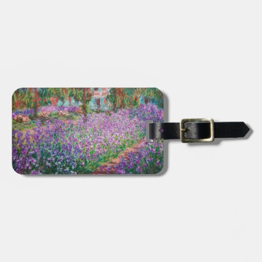 Claude Monet - De tuin van de kunstenaar in Givern Bagagelabel (Voorkant horizontaal)