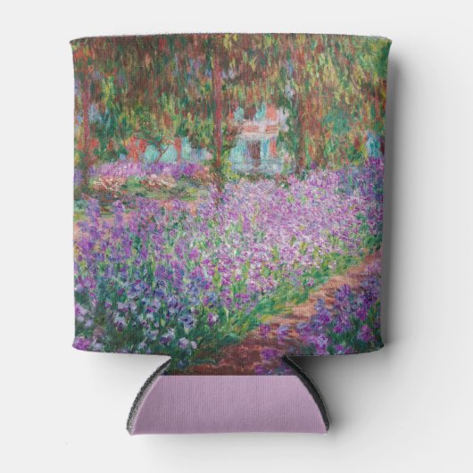 Claude Monet - De tuin van de kunstenaar in Givern Blikjeskoeler (Voorkant)