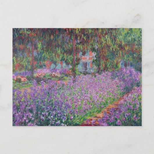 Claude Monet | De tuin van de kunstenaar in Givern Briefkaart (Voorkant)