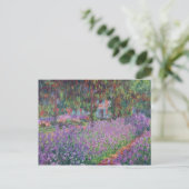 Claude Monet | De tuin van de kunstenaar in Givern Briefkaart (Staand voorkant)