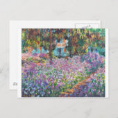 Claude Monet - De tuin van de kunstenaar in Givern Briefkaart (Voorkant / Achterkant)