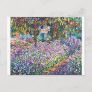 Claude Monet - De tuin van de kunstenaar in Givern Briefkaart