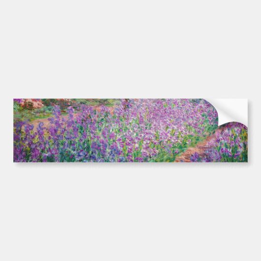 Claude Monet - De tuin van de kunstenaar in Givern Bumpersticker (Voorkant)