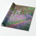 Claude Monet - De tuin van de kunstenaar in Givern Cadeaupapier<br><div class="desc">The Artists Garden at Giverny / Le Jardin de l'artiste a Giverny - Claude Monet,  1900</div>