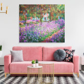 Claude Monet - De tuin van de kunstenaar in Givern Canvas Afdruk (Insitu (Woonkamer))