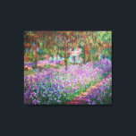 Claude Monet - De tuin van de kunstenaar in Givern Canvas Afdruk<br><div class="desc">The Artists Garden at Giverny / Le Jardin de l'artiste a Giverny - Claude Monet,  1900</div>