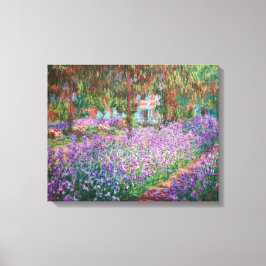 Claude Monet - De tuin van de kunstenaar in Givern Canvas Afdruk
