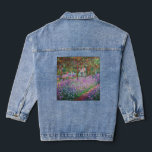 Claude Monet - De tuin van de kunstenaar in Givern Denim Jacket<br><div class="desc">The Artists Garden at Giverny / Le Jardin de l'artiste a Giverny - Claude Monet,  1900</div>