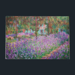 Claude Monet - De tuin van de kunstenaar in Givern Deurmat<br><div class="desc">The Artists Garden at Giverny / Le Jardin de l'artiste a Giverny - Claude Monet,  1900</div>