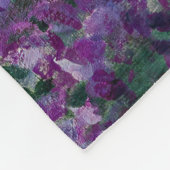 Claude Monet - De tuin van de kunstenaar in Givern Fleece Deken (Hoek)
