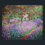 Claude Monet - De tuin van de kunstenaar in Givern Foto Afdruk<br><div class="desc">The Artists Garden at Giverny / Le Jardin de l'artiste a Giverny - Claude Monet,  1900</div>