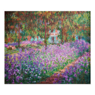 Claude Monet - De tuin van de kunstenaar in Givern Foto Afdruk