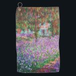 Claude Monet - De tuin van de kunstenaar in Givern Golfhanddoek<br><div class="desc">The Artists Garden at Giverny / Le Jardin de l'artiste a Giverny - Claude Monet,  1900</div>