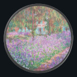 Claude Monet - De tuin van de kunstenaar in Givern Hockey Puck<br><div class="desc">The Artists Garden at Giverny / Le Jardin de l'artiste a Giverny - Claude Monet,  1900</div>
