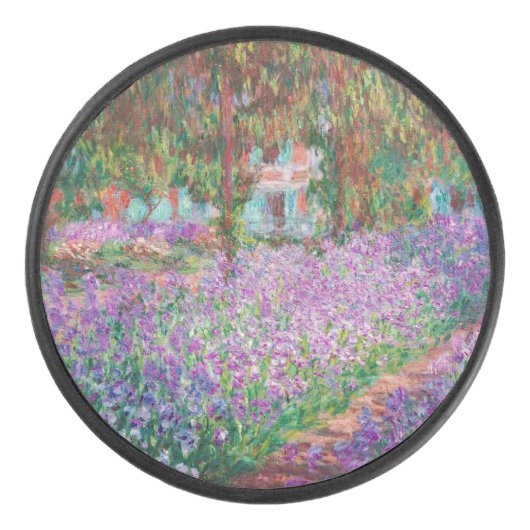 Claude Monet - De tuin van de kunstenaar in Givern Hockey Puck (Voorkant)