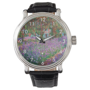 Claude Monet - De tuin van de kunstenaar in Givern Horloge