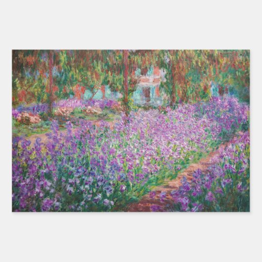 Claude Monet - De tuin van de kunstenaar in Givern Inpakpapier Vel (Voorkant)