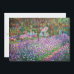 Claude Monet - De tuin van de kunstenaar in Givern Kaart<br><div class="desc">The Artists Garden at Giverny / Le Jardin de l'artiste a Giverny - Claude Monet,  1900</div>