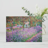 Claude Monet - De tuin van de kunstenaar in Givern Kaart (Staand voorkant)