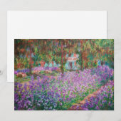 Claude Monet - De tuin van de kunstenaar in Givern Kaart (Voorkant / Achterkant)