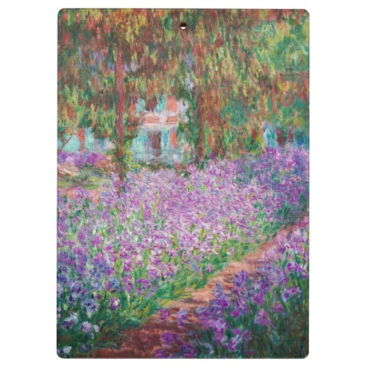 Claude Monet - De tuin van de kunstenaar in Givern Klembord (Achterkant)