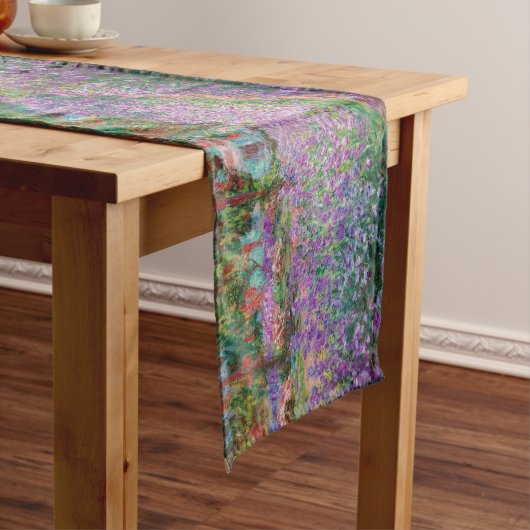 Claude Monet - De tuin van de kunstenaar in Givern Korte Tafelloper (Voorbeeld)