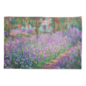 Claude Monet - De tuin van de kunstenaar in Givern Kussensloop (Achterkant)