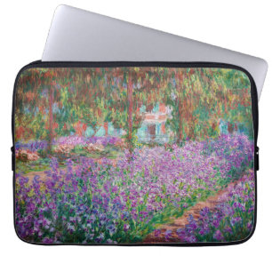 Claude Monet - De tuin van de kunstenaar in Givern Laptop Sleeve
