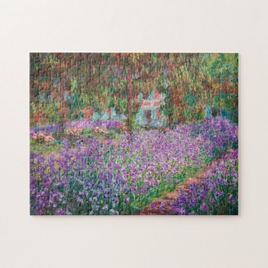 Claude Monet - De tuin van de kunstenaar in Givern Legpuzzel (Horizontaal)