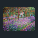 Claude Monet - De tuin van de kunstenaar in Givern Magneet<br><div class="desc">The Artists Garden at Giverny / Le Jardin de l'artiste a Giverny - Claude Monet,  1900</div>