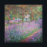 Claude Monet - De tuin van de kunstenaar in Givern Magneet<br><div class="desc">The Artists Garden at Giverny / Le Jardin de l'artiste a Giverny - Claude Monet,  1900</div>