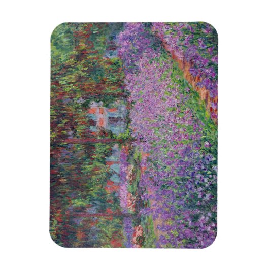 Claude Monet | De tuin van de kunstenaar in Givern Magneet (Verticaal)