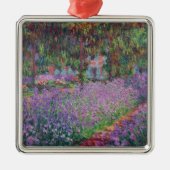 Claude Monet | De tuin van de kunstenaar in Givern Metalen Ornament (Voorkant)