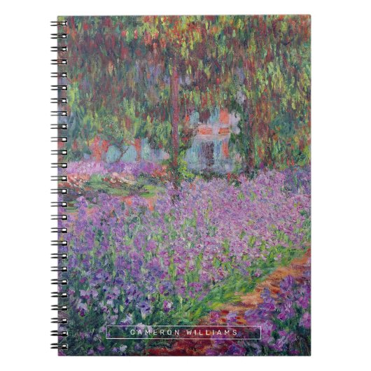 Claude Monet | De tuin van de kunstenaar in Givern Notitieboek (Voorkant)
