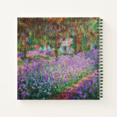 Claude Monet - De tuin van de kunstenaar in Givern Notitieboek (Achterkant)